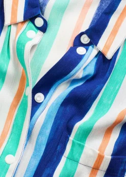 Best Blusenkleid aus fließender Viskose Damen Kleider|Nachhaltigere Materialien