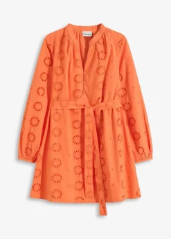 Blusenkleid aus reiner Bio-Baumwolle Damen Bekleidung·Pullover & Strickjacken|Kleider