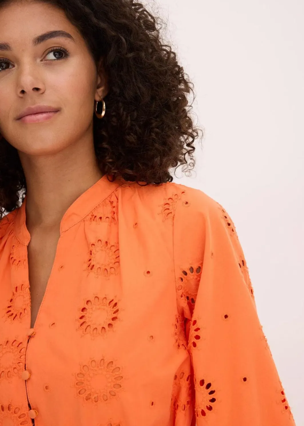 Blusenkleid aus reiner Bio-Baumwolle Damen Bekleidung·Pullover & Strickjacken|Kleider