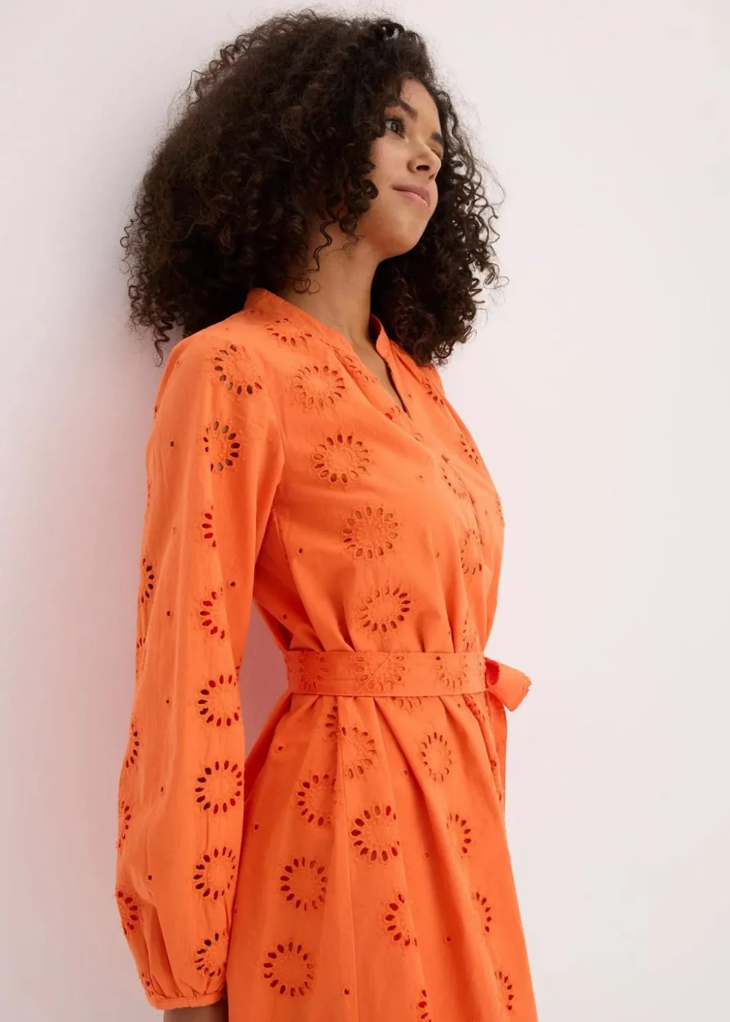 Blusenkleid aus reiner Bio-Baumwolle Damen Bekleidung·Pullover & Strickjacken|Kleider