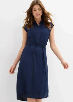 Damen bonprix Bekleidung·Pullover & Strickjacken|Kleider|Blusenkleid aus weicher Viskose