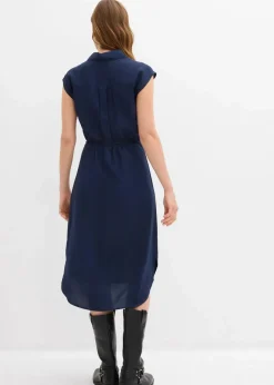 Damen bonprix Bekleidung·Pullover & Strickjacken|Kleider|Blusenkleid aus weicher Viskose