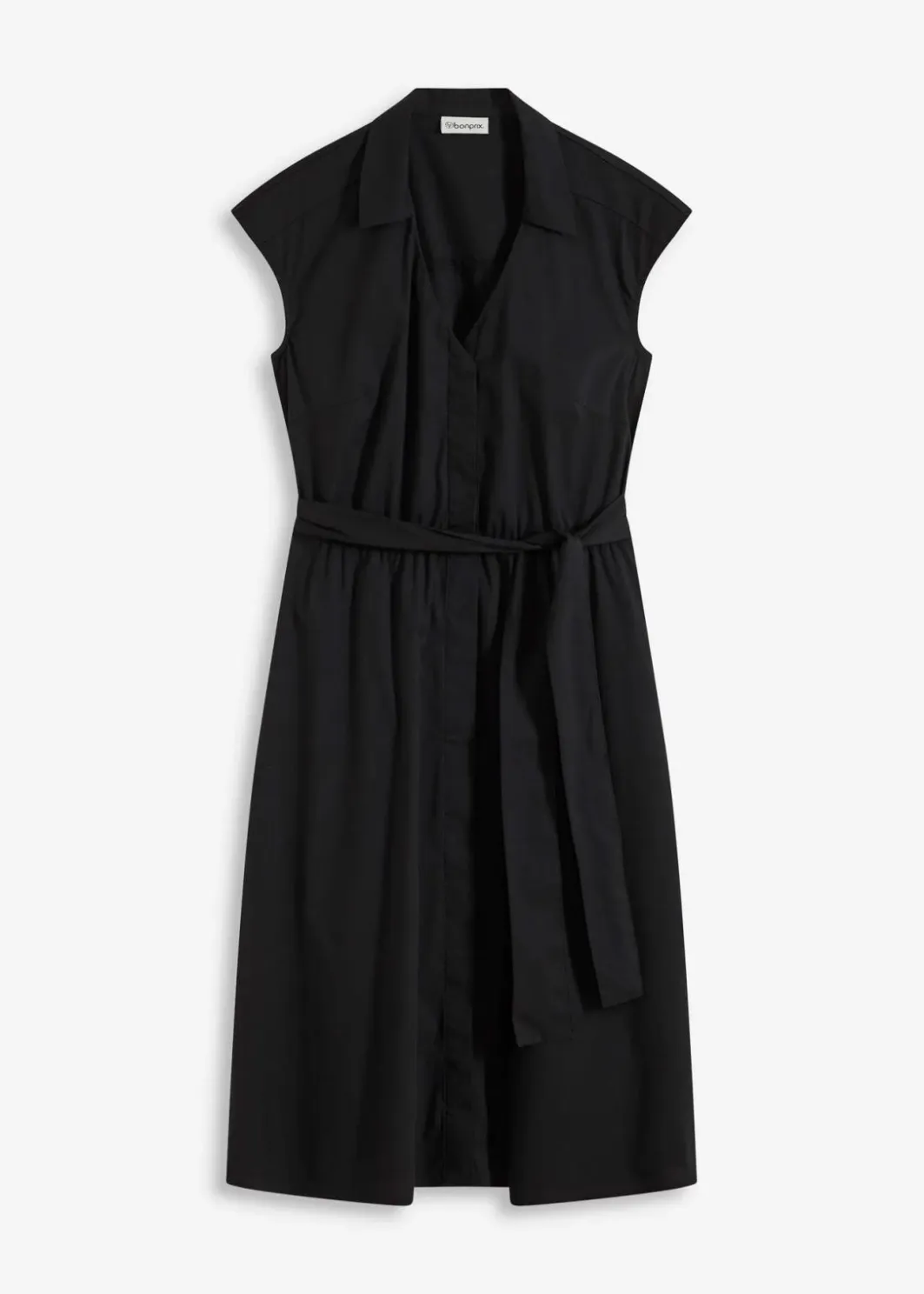 Blusenkleid mit Bindegürtel Damen Bekleidung·Pullover & Strickjacken|Kleider