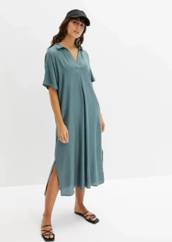 Hot Blusenkleid mit Taschen Damen Bekleidung·Pullover & Strickjacken|Kleider