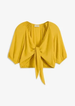 Damen bonprix Bekleidung·Jacken & Mäntel|Blusen & Tuniken|Blusenshirt aus fließender Viskose