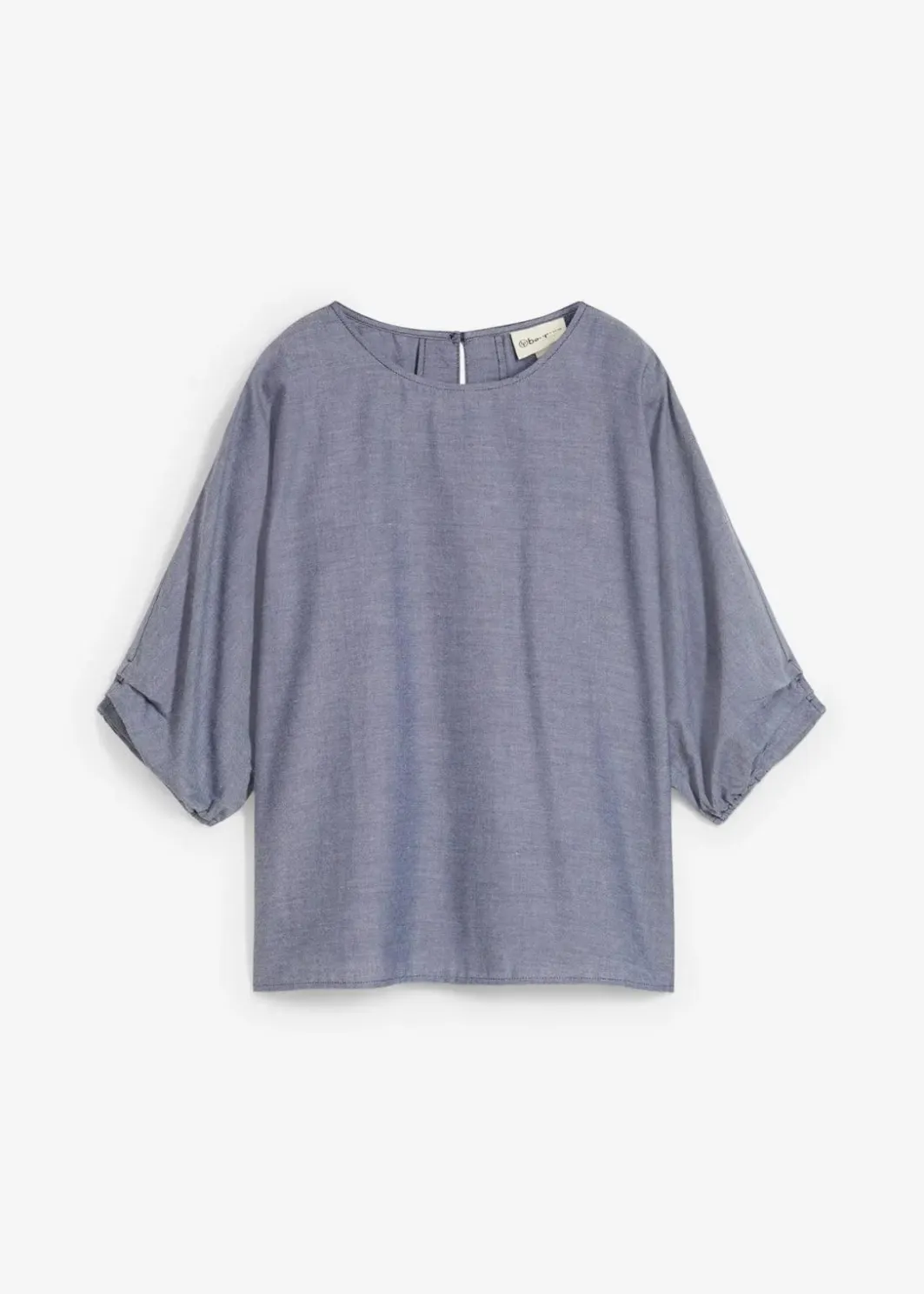 Damen bonprix Blusen & Tuniken|Bekleidung·Jacken & Mäntel|Blusenshirt aus reiner Baumwolle