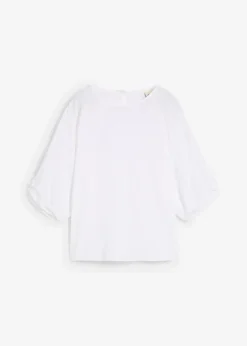 Damen bonprix Bekleidung·Jacken & Mäntel|Blusen & Tuniken|Blusenshirt aus reiner Baumwolle