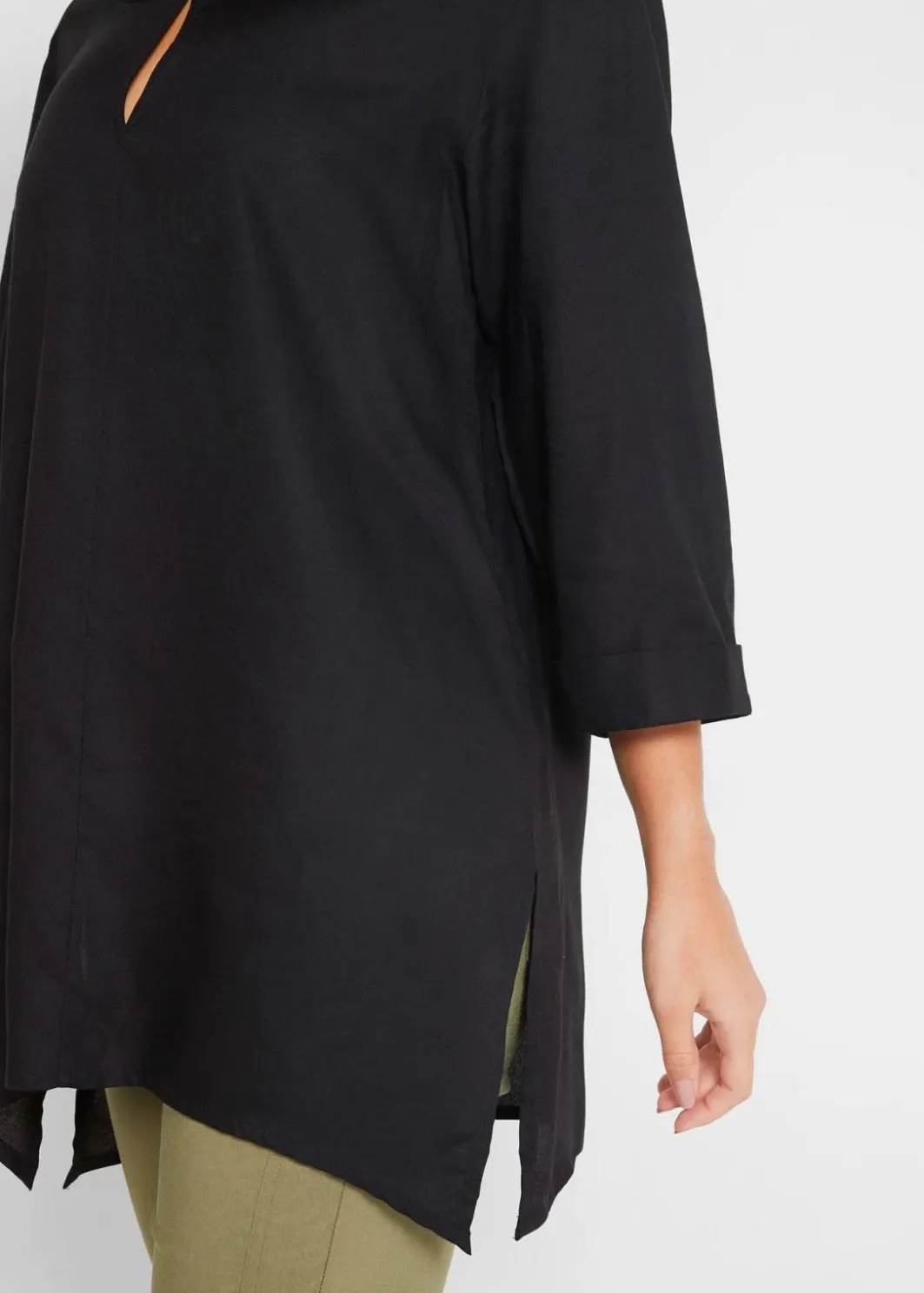 New Blusenshirt aus reiner Viskose Damen Bekleidung·Jacken & Mäntel|Nachhaltigere Materialien