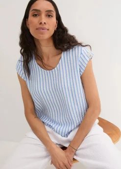Hot Blusenshirt aus softem Viskose-Mix Damen Bekleidung·Jacken & Mäntel|Blusen & Tuniken