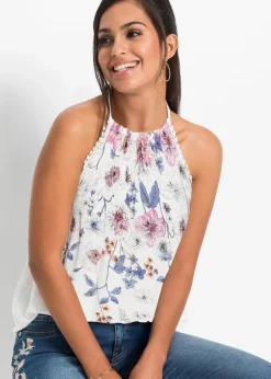 Damen bonprix Shirts & Tops|Nachhaltigere Materialien|Blusentop aus fließender Viskose