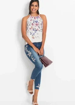 Damen bonprix Shirts & Tops|Nachhaltigere Materialien|Blusentop aus fließender Viskose