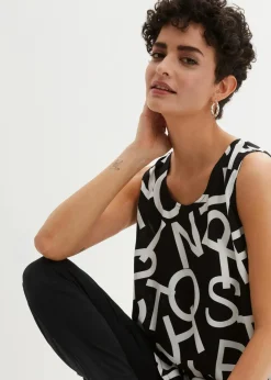Damen bonprix Blusen & Tuniken|Shirts & Tops|Blusentop aus fließender Viskose