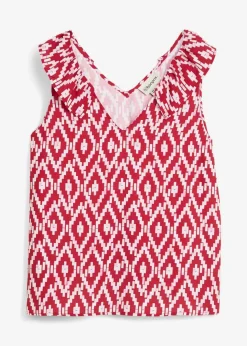 Damen bonprix Bekleidung·Jacken & Mäntel|Blusen & Tuniken|Blusentop aus fließender Viskose