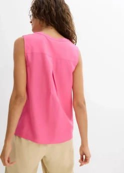 Hot Blusentop aus fließender Viskose Damen Bekleidung·Jacken & Mäntel|Blusen & Tuniken