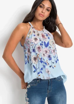 Damen bonprix Bekleidung·Jacken & Mäntel|Blusen & Tuniken|Blusentop aus fließender Viskose
