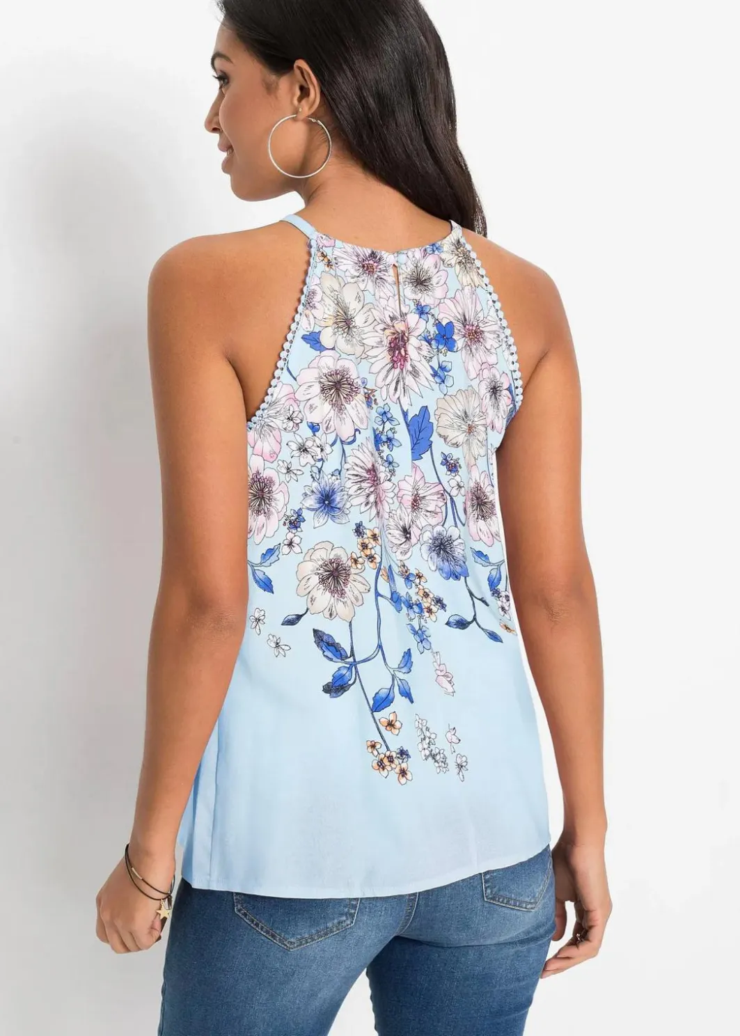 Damen bonprix Bekleidung·Jacken & Mäntel|Blusen & Tuniken|Blusentop aus fließender Viskose