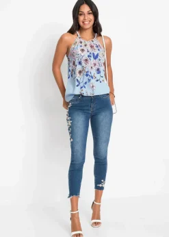 Damen bonprix Bekleidung·Jacken & Mäntel|Blusen & Tuniken|Blusentop aus fließender Viskose