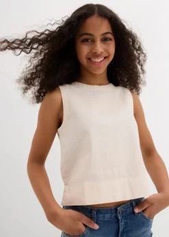 Clearance Blusentop aus kühlendem Leinen-Mix Kinder Mädchen 9-16 Jahre·Shirts & Blusen