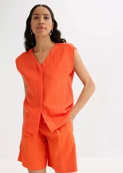 Clearance Blusentop aus leichtem Viskose-Mix Damen Bekleidung·Jacken & Mäntel|Blusen & Tuniken