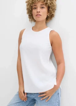 Damen bonprix Bekleidung·Jacken & Mäntel|Blusen & Tuniken|Blusentop aus recyceltem Polyester