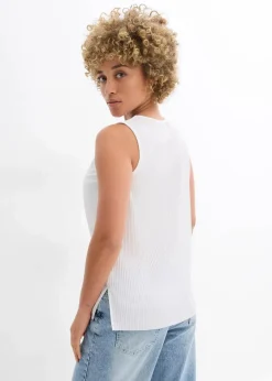 Damen bonprix Bekleidung·Jacken & Mäntel|Blusen & Tuniken|Blusentop aus recyceltem Polyester