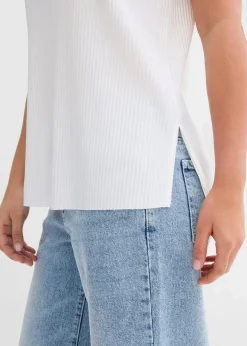 Damen bonprix Bekleidung·Jacken & Mäntel|Blusen & Tuniken|Blusentop aus recyceltem Polyester