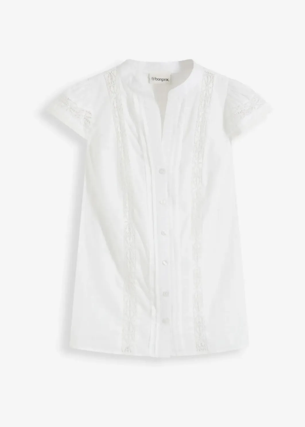 Damen bonprix Blusen & Tuniken|Shirts & Tops|Blusentop aus reiner Baumwolle