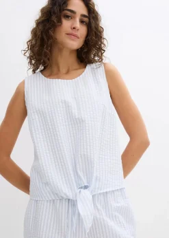 Damen bonprix Bekleidung·Jacken & Mäntel|Blusen & Tuniken|Blusentop aus reiner Baumwolle