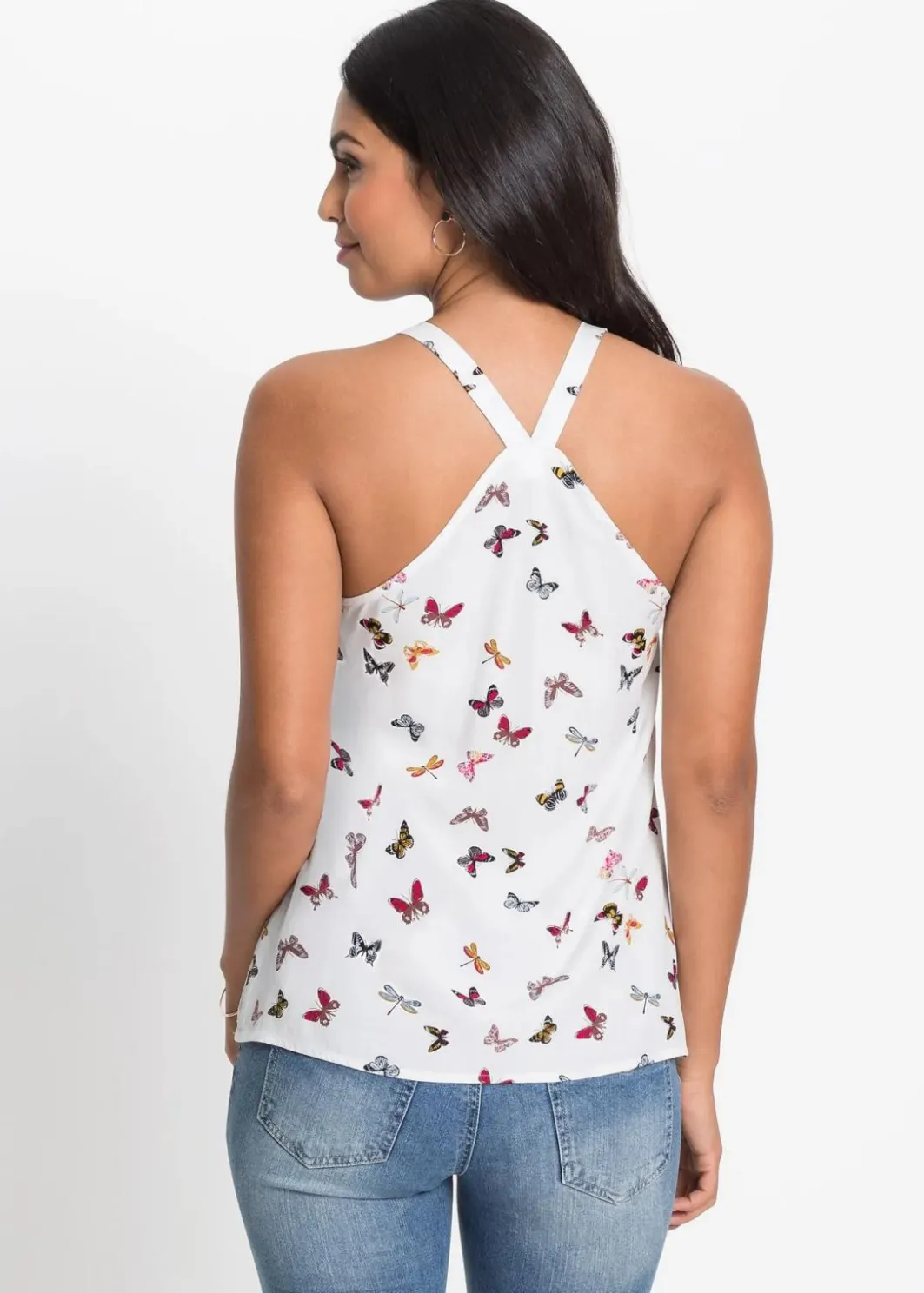 Outlet Blusentop aus reiner Viskose Damen Bekleidung·Jacken & Mäntel|Blusen & Tuniken