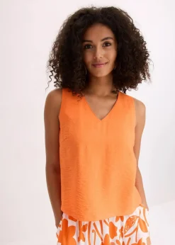 Damen bonprix Bekleidung·Jacken & Mäntel|Blusen & Tuniken|Blusentop aus softem Viskose-Mix
