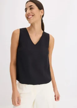 Damen bonprix Shirts & Tops|Blusen & Tuniken|Blusentop aus softem Viskose-Mix