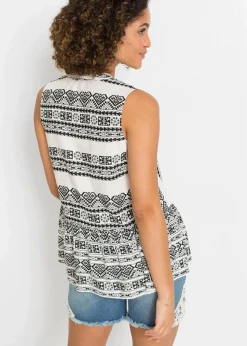 Outlet Blusentop aus softer Viskose Damen Blusen & Tuniken|Shirts & Tops