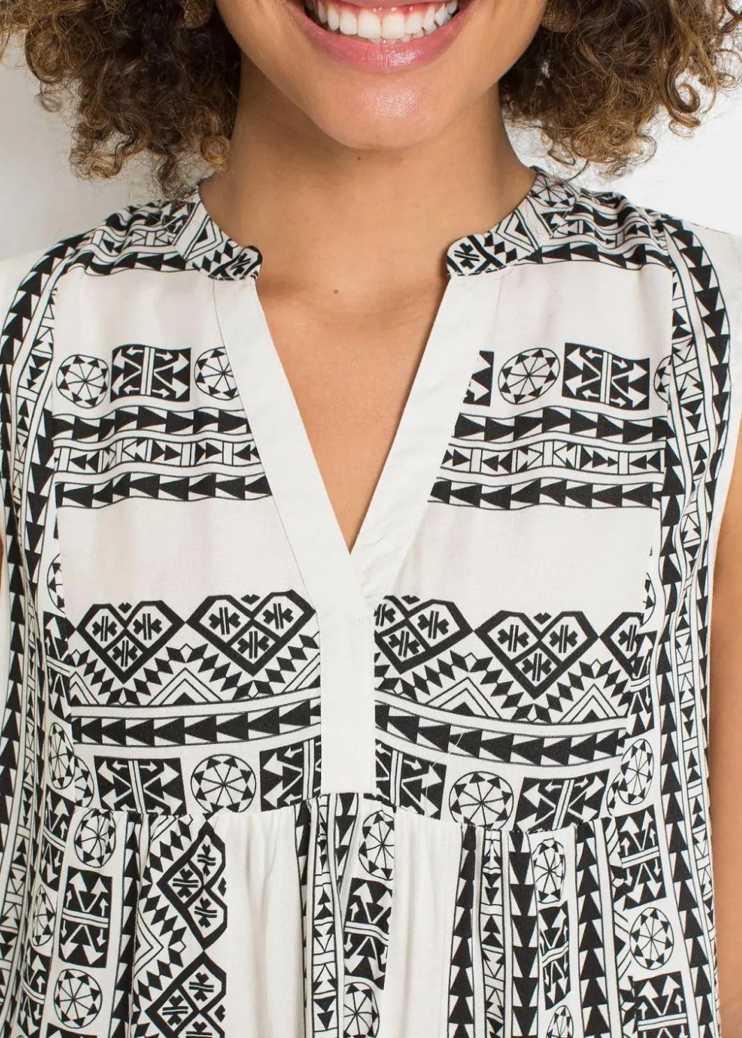 Outlet Blusentop aus softer Viskose Damen Blusen & Tuniken|Shirts & Tops