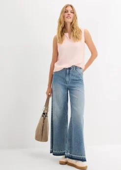 Damen bonprix Bekleidung·Jacken & Mäntel|Blusen & Tuniken|Blusentop aus weicher Viskose