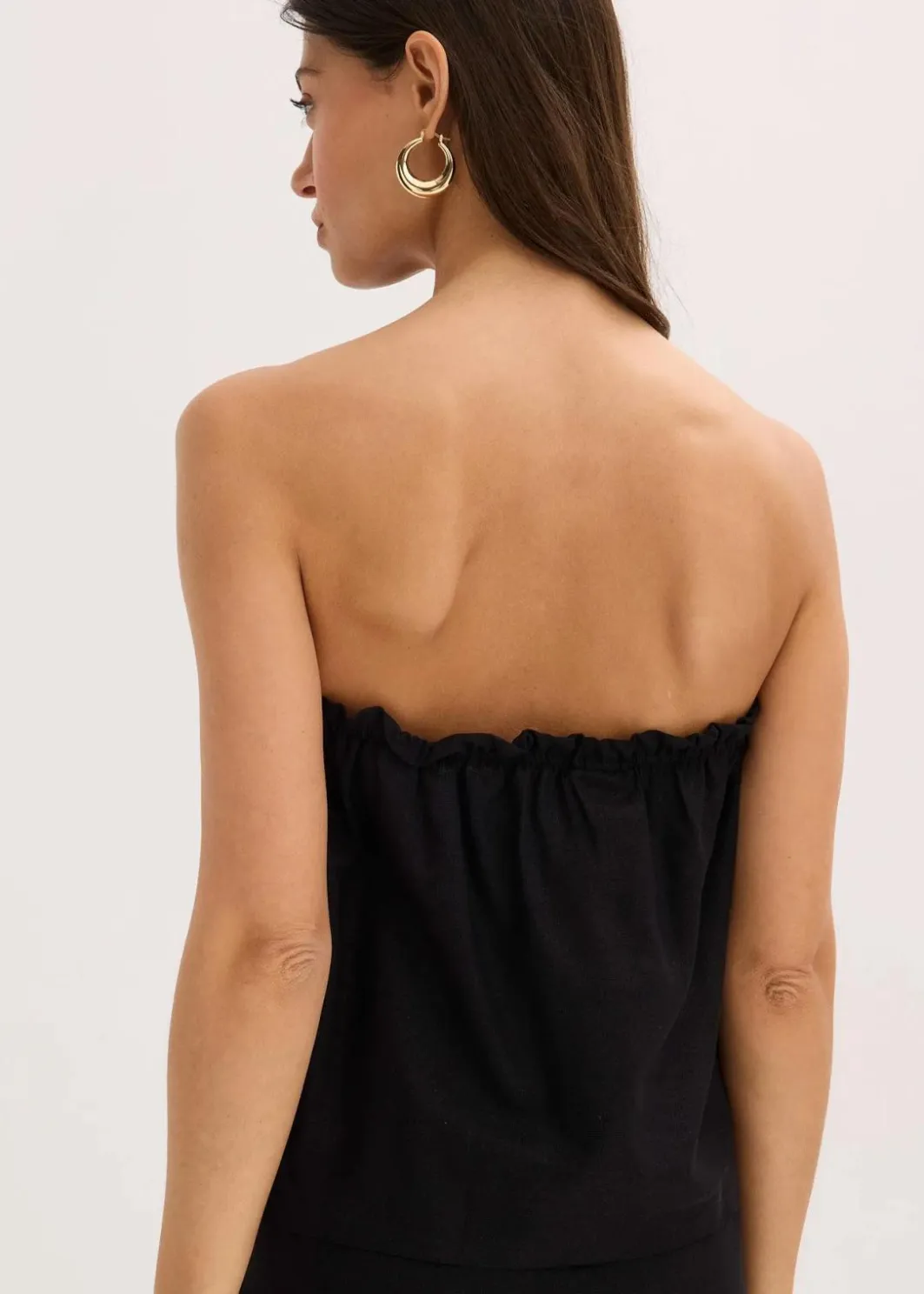 New Blusentop mit Leinenanteil Damen Shirts & Tops|Blusen & Tuniken