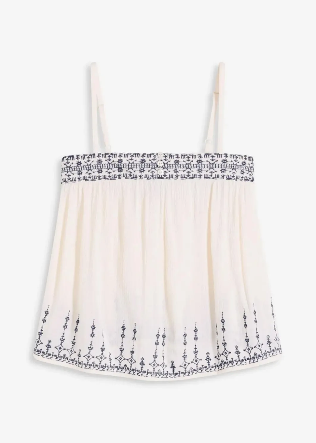 Outlet Blusentop mit Stickerei Damen Shirts & Tops