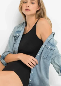 Hot Body ohne Bügel mit Baumwolle Damen Bodies|Baumwollunterwäsche