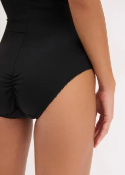 Hot Body Shaper mit leichter Formkraft und Glitzergarn Damen Wäsche·Bodies|Wäsche·Shapewear