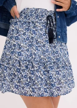 Discount Boho-Minirock aus leichter Baumwolle Damen Röcke