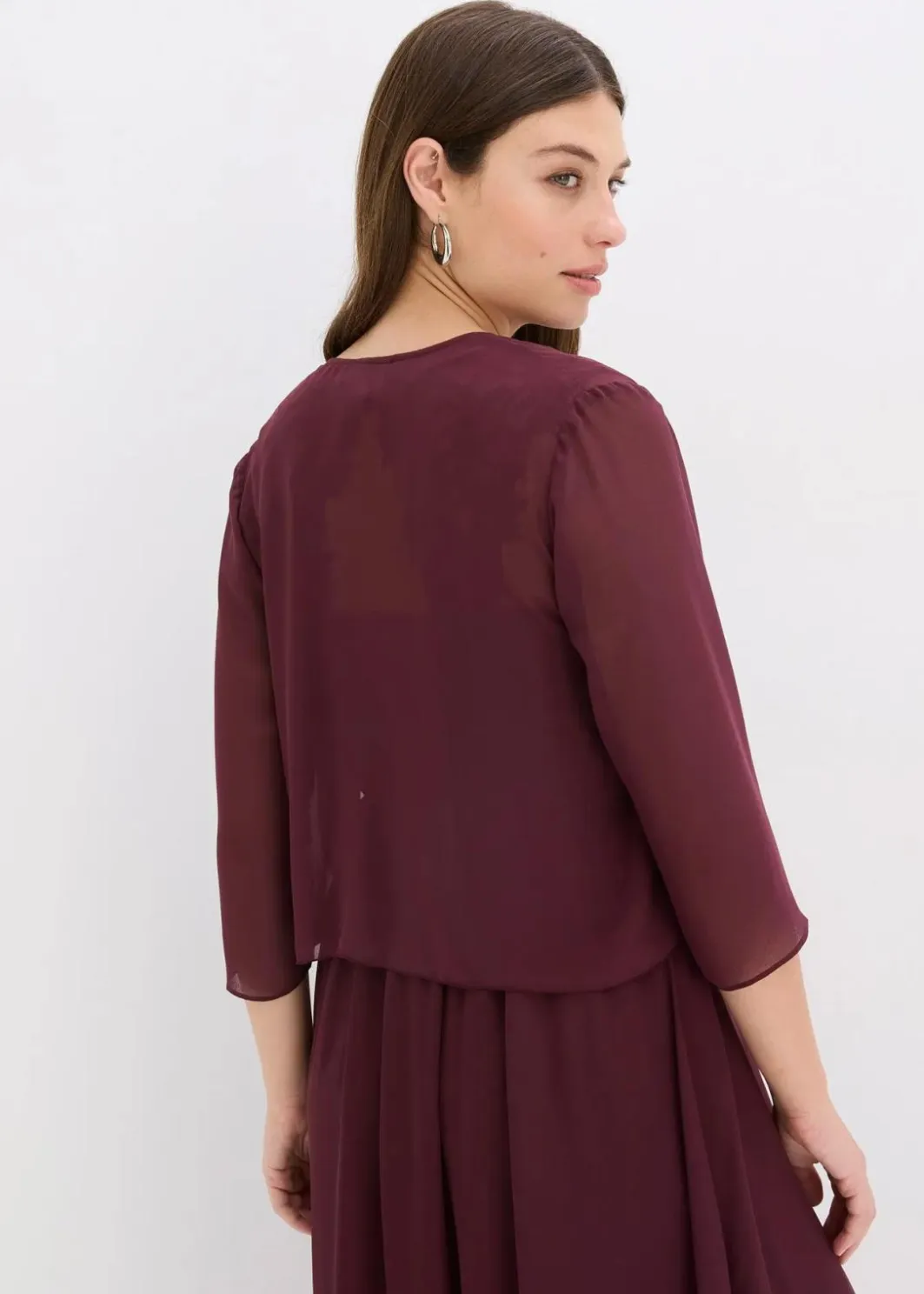 Online Bolero aus feinem Chiffon Damen Jacken & Mäntel|Festliche Mode