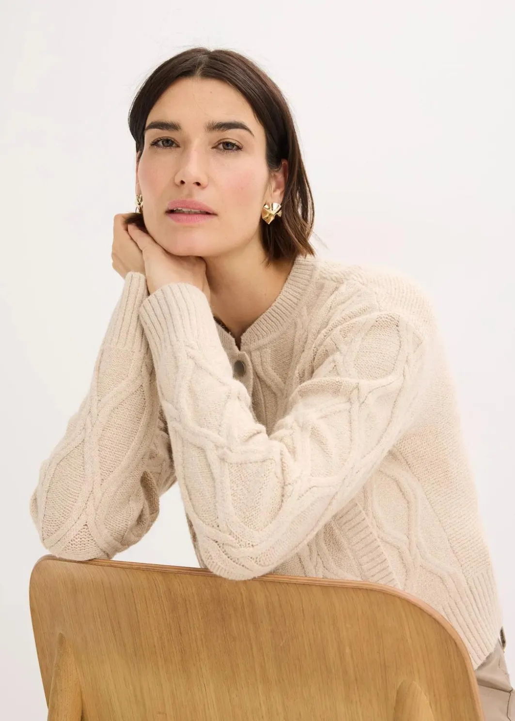 Discount Bomberjacke mit Wollanteil Damen Bekleidung·Umstandsmode|Strickmode