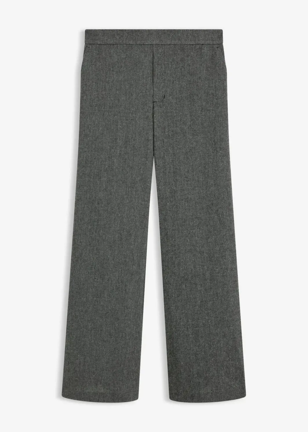 Damen bonprix Bekleidung·Kleider|Hosen|Bootcut Hose in Tweedoptik