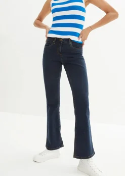 Outlet Bootcut Jeans High Waist, Stretch Damen Kurzgrößen|Bekleidung·Shirts & Tops