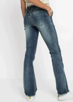 Damen bonprix Bekleidung·Shirts & Tops|Jeans|Bootcut Jeans Mid Waist