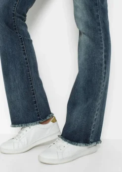 Damen bonprix Bekleidung·Shirts & Tops|Jeans|Bootcut Jeans Mid Waist