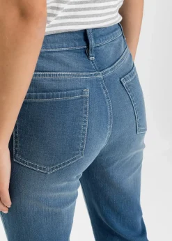 Discount Bootcut Jeans Mid Waist, Bio-Baumwolle Damen Jeans|Kurzgrößen