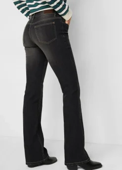 Discount Bootcut Jeans Mid Waist, Komfort-Stretch Damen Jeans|Bekleidung·Shirts & Tops