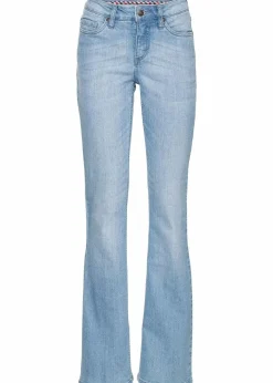 Damen bonprix Bekleidung·Shirts & Tops|Jeans|Bootcut Jeans Mid Waist, Komfort-Stretch