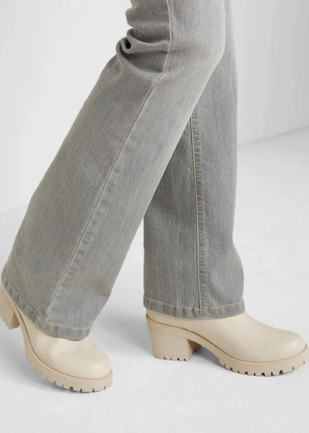 Discount Bootcut Jeans Mid Waist, Komfort-Stretch Damen Jeans|Bekleidung·Shirts & Tops