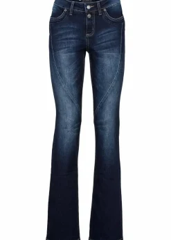 Sale Bootcut Jeans Mid Waist, Stretch Damen Jeans|Kurzgrößen